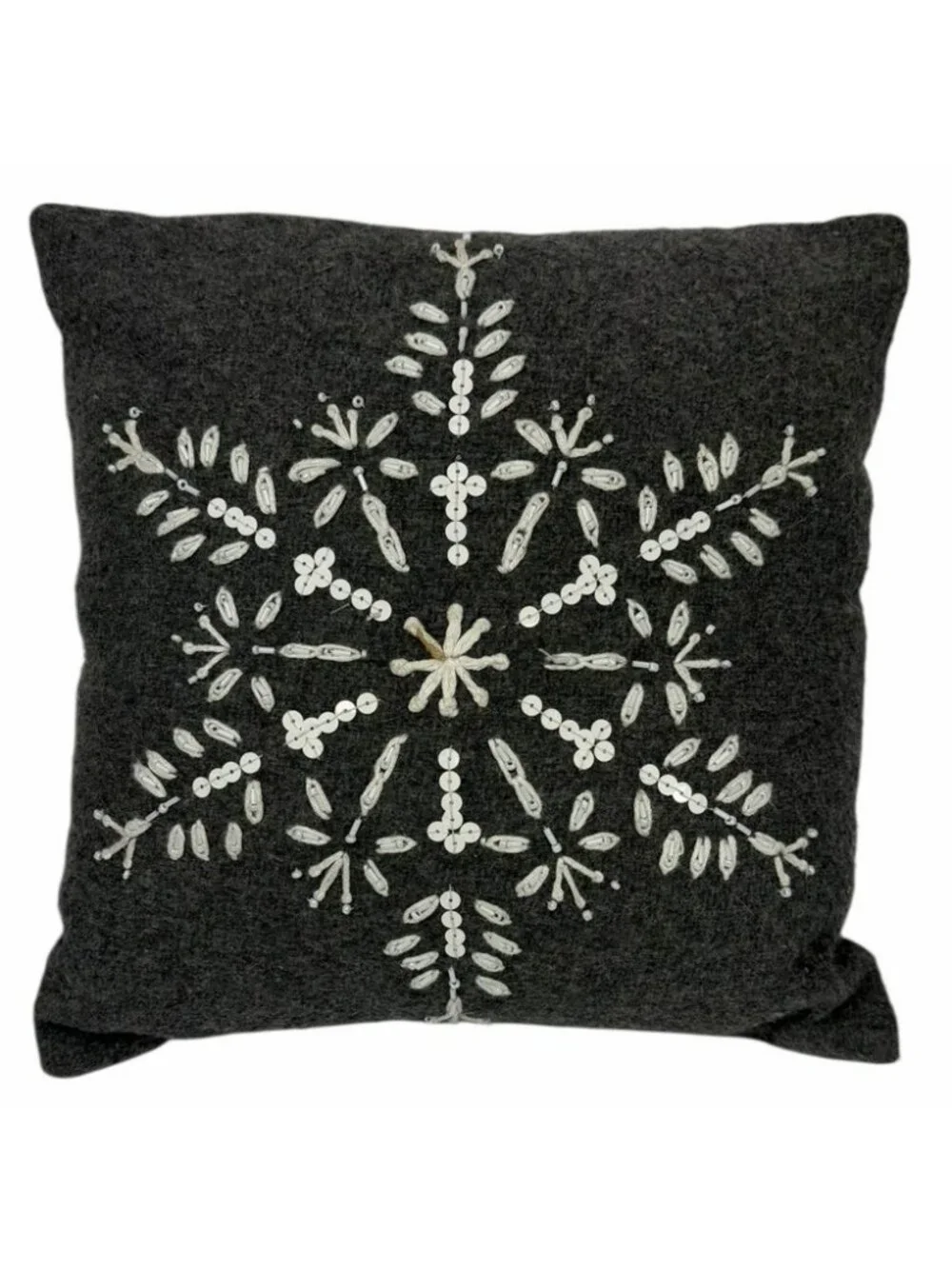Pier 1 Imports Snowflake Throw Pillow 12